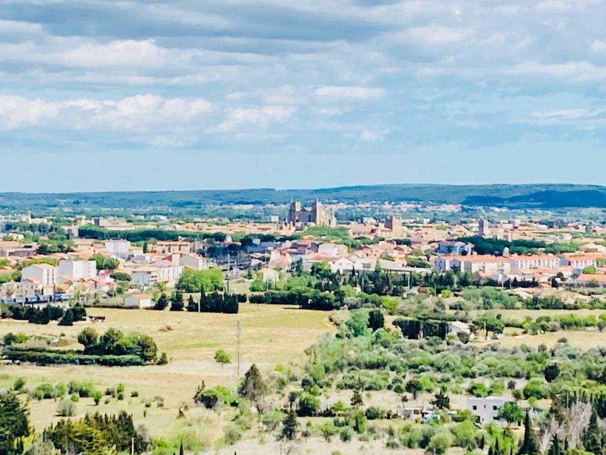 Gite Blanco Y Madera Narbona Esterno foto